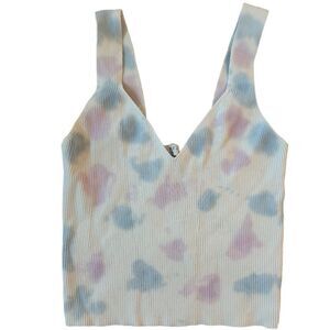 SANDRO Tie Die Crop Top